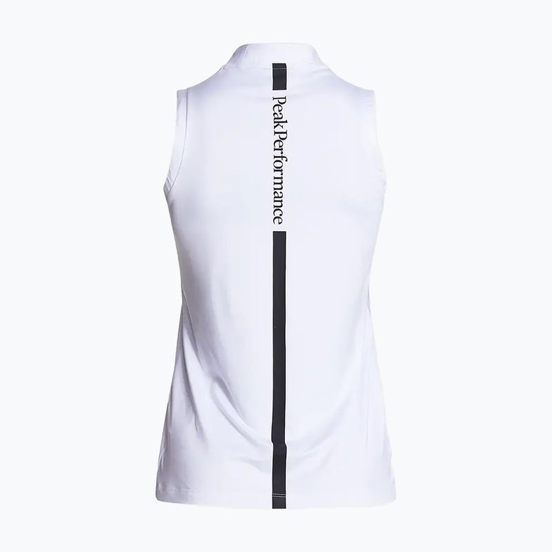 Dámské trekingové tričko Peak Performance Turf Zip bílé G77186010 7