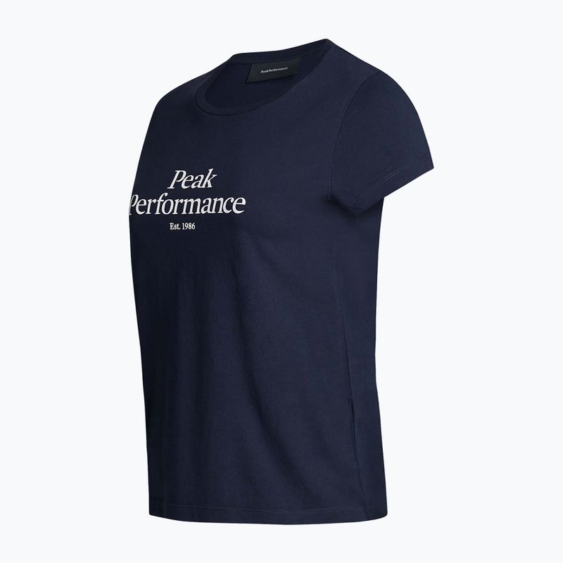 Dámské trekingové tričko Peak Performance Original Tee tmavě modré G77280020 7