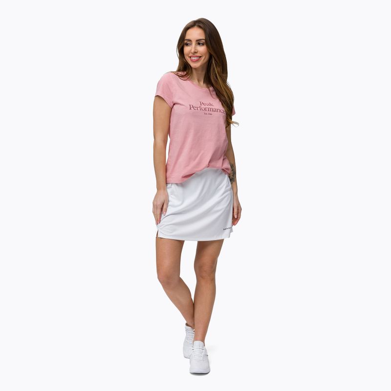 Dámské trekingové tričko Peak Performance Original Tee růžové G77280040 2