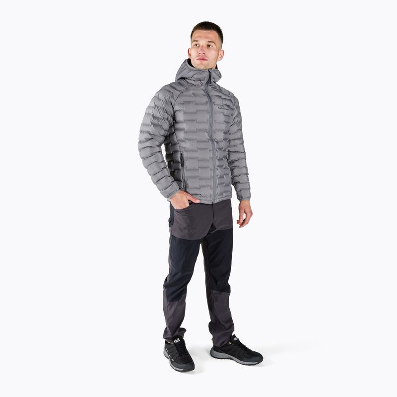 Pánská péřová bunda Peak Performance Argon Light Hood šedá G77242060 2