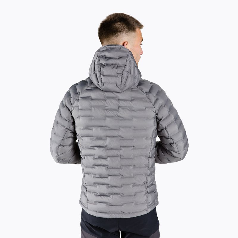 Pánská péřová bunda Peak Performance Argon Light Hood šedá G77242060 3