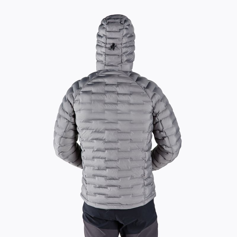 Pánská péřová bunda Peak Performance Argon Light Hood šedá G77242060 4
