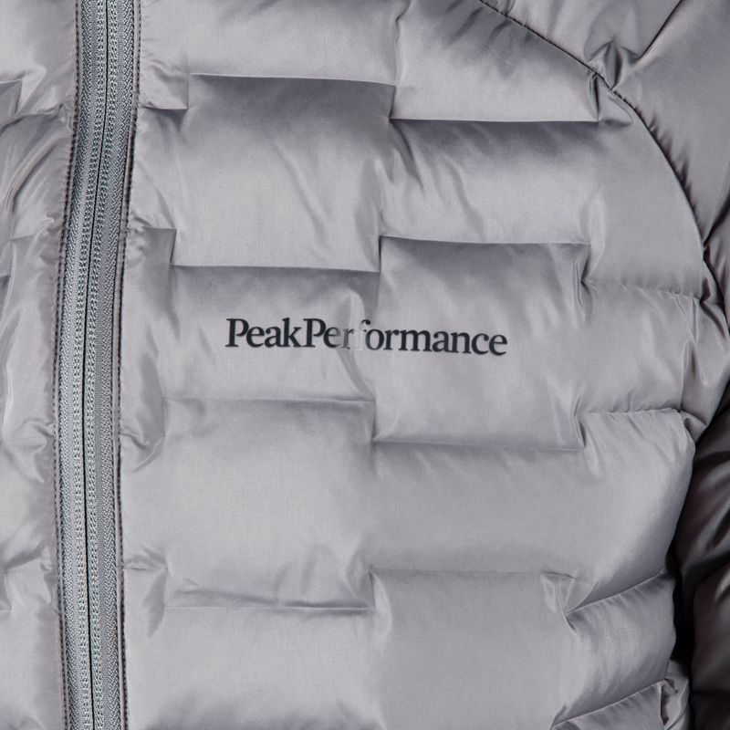 Pánská péřová bunda Peak Performance Argon Light Hood šedá G77242060 5
