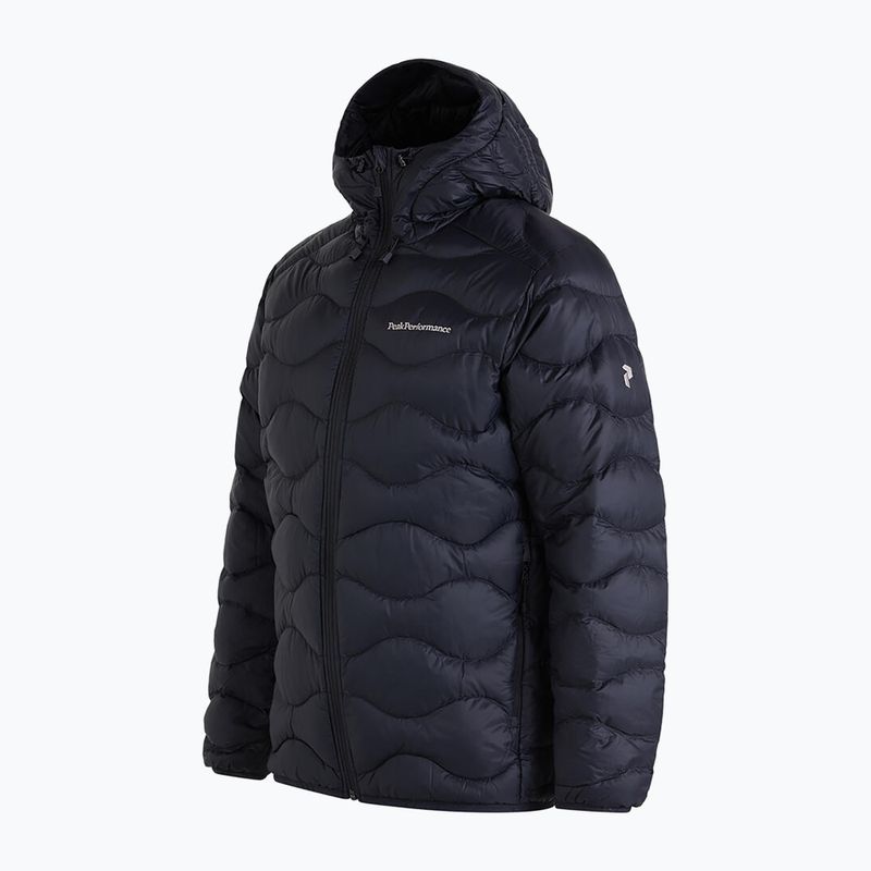 Pánská péřová bunda Peak Performance Helium s kapucí Black G77849060 2