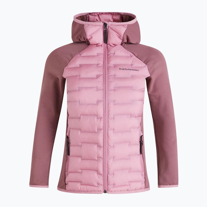 Dámská bunda Peak Performance Argon Hybrid Hood Jacket pink G77859110