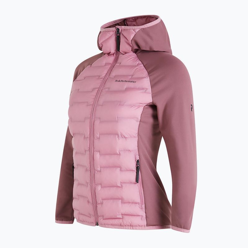 Dámská bunda Peak Performance Argon Hybrid Hood Jacket pink G77859110 3