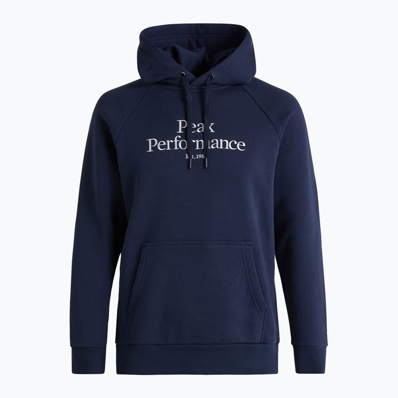 Pánská trekingová mikina Peak Performance Original Hood tmavě modrá G77756020 4