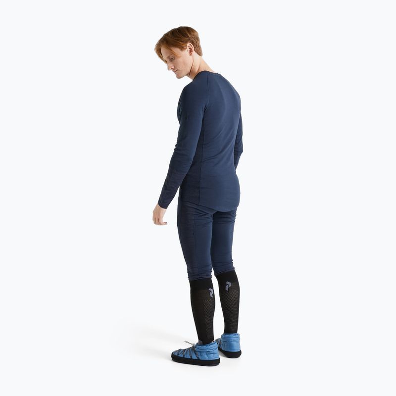 Pánská termoakční mikina Peak Performance Magic Crew blue shadow 3