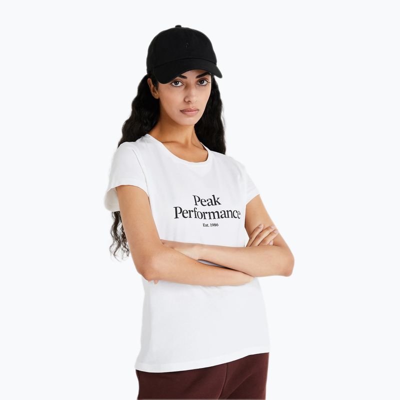 Dámské trekové tričko Peak Performance Original Tee white G77700320