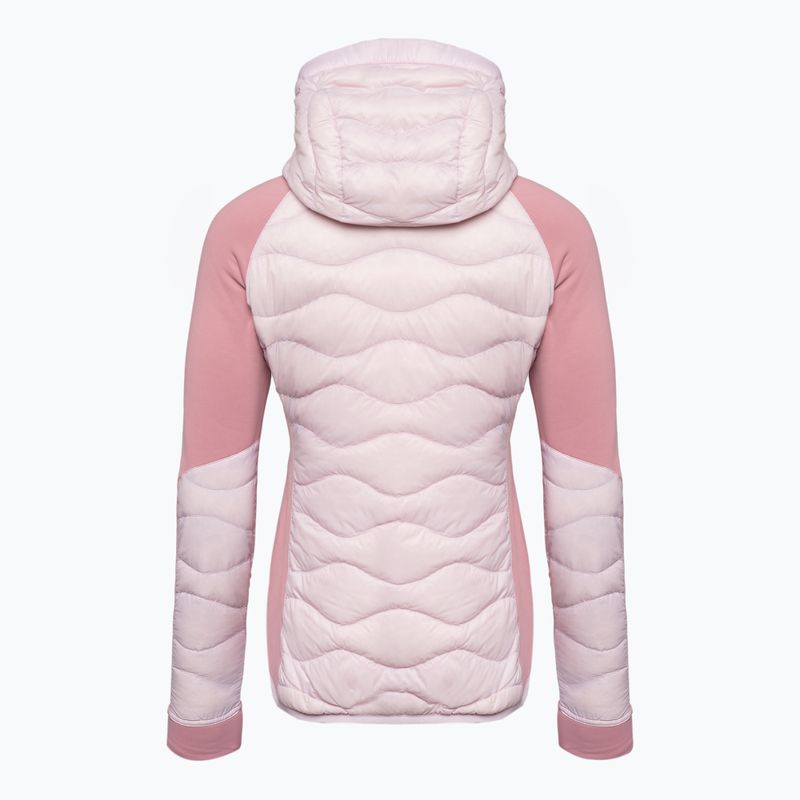 Dámská bunda Peak Performance Helium Down Hybrid Hood Jacket Pink G77848130 2