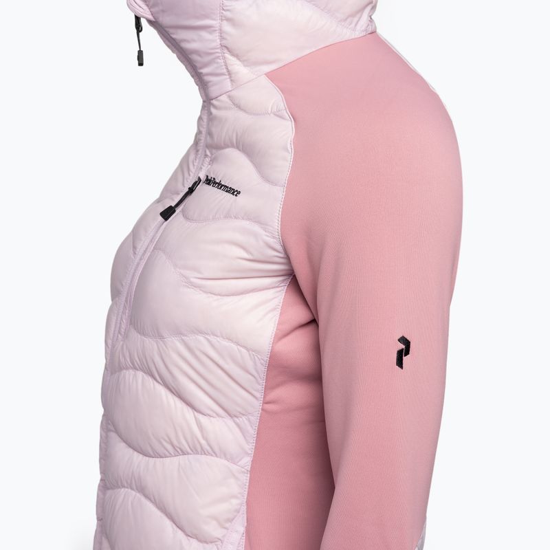 Dámská bunda Peak Performance Helium Down Hybrid Hood Jacket Pink G77848130 4