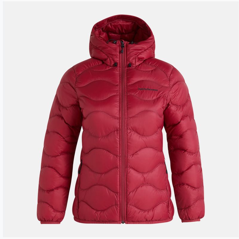 Peak Performance dámská péřová bunda Helium Down Hood bordó G77852150