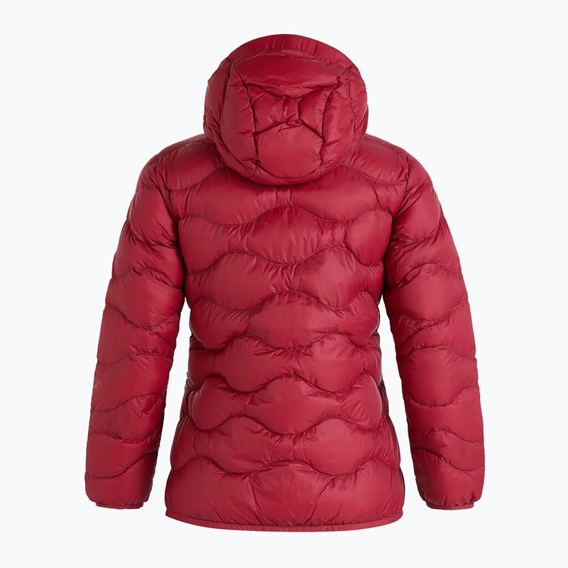 Peak Performance dámská péřová bunda Helium Down Hood bordó G77852150 2