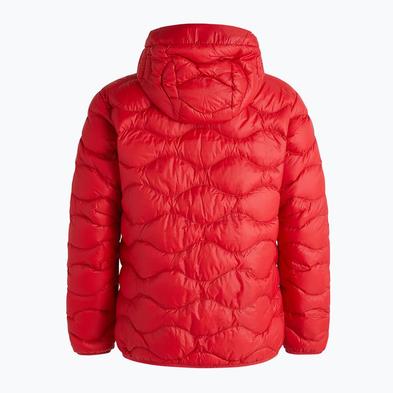 Pánská péřová bunda Peak Performance Helium s kapucí Red G77849160 2