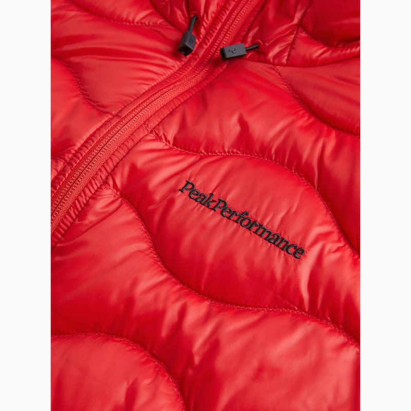 Pánská péřová bunda Peak Performance Helium s kapucí Red G77849160 4