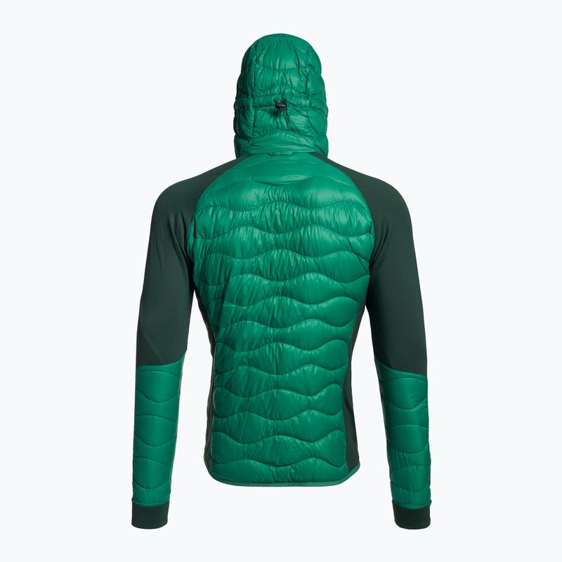 Pánská bunda Peak Performance Helium Down Hybrid Hood Jacket Green G77855130 2