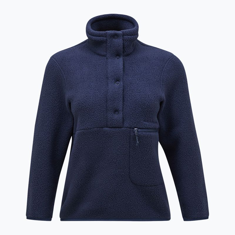 Dámská mikina  Peak Performance Fleece W Fleece Snap T-Neck 2N3 neck 3