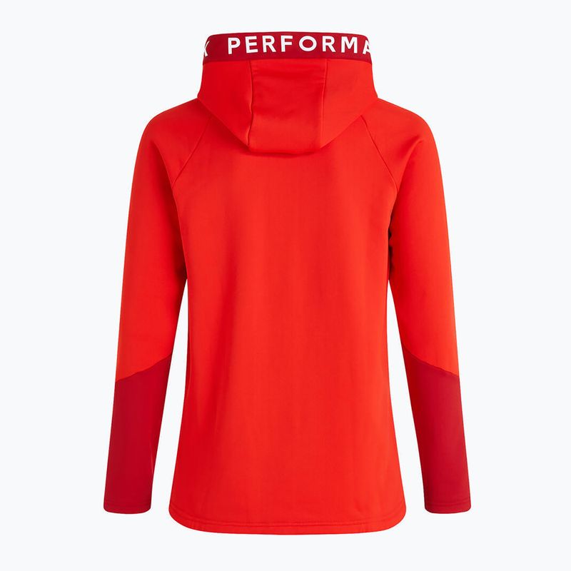 Pánská trekingová mikina Peak Performance Rider Zip Hood červená G78833010 3