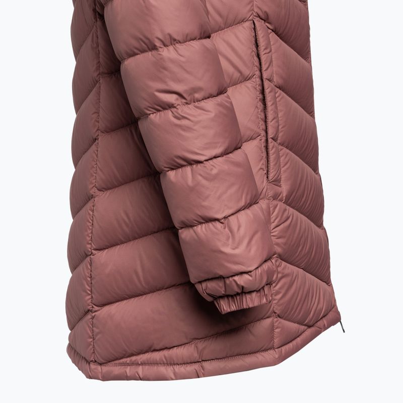 Dámská péřová bunda Peak Performance Frost Down Parka hnědá G77895060 5