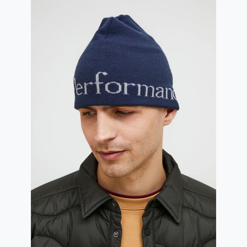 Zimní čepice Peak Performance PP blue shadow/lt grey 2