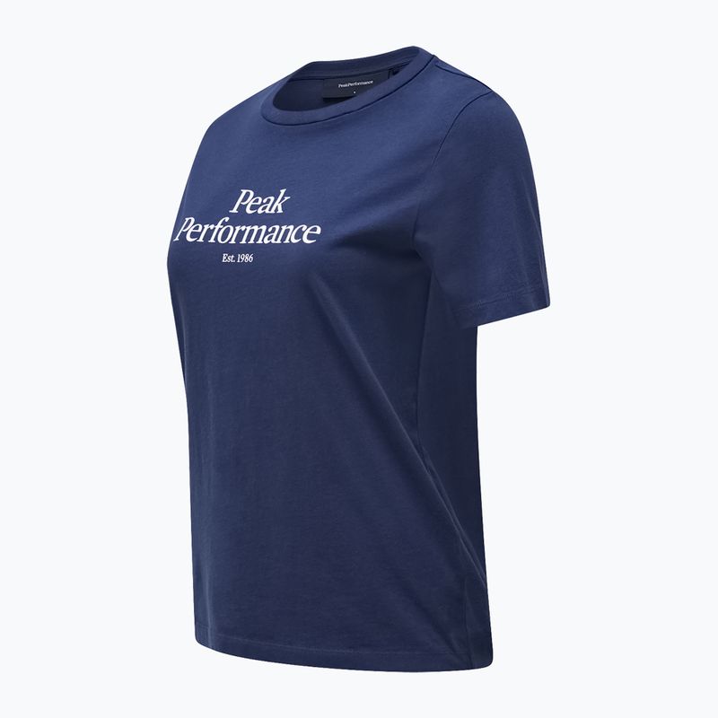 Dámské tričko Peak Performance Original Tee blue shadow 2