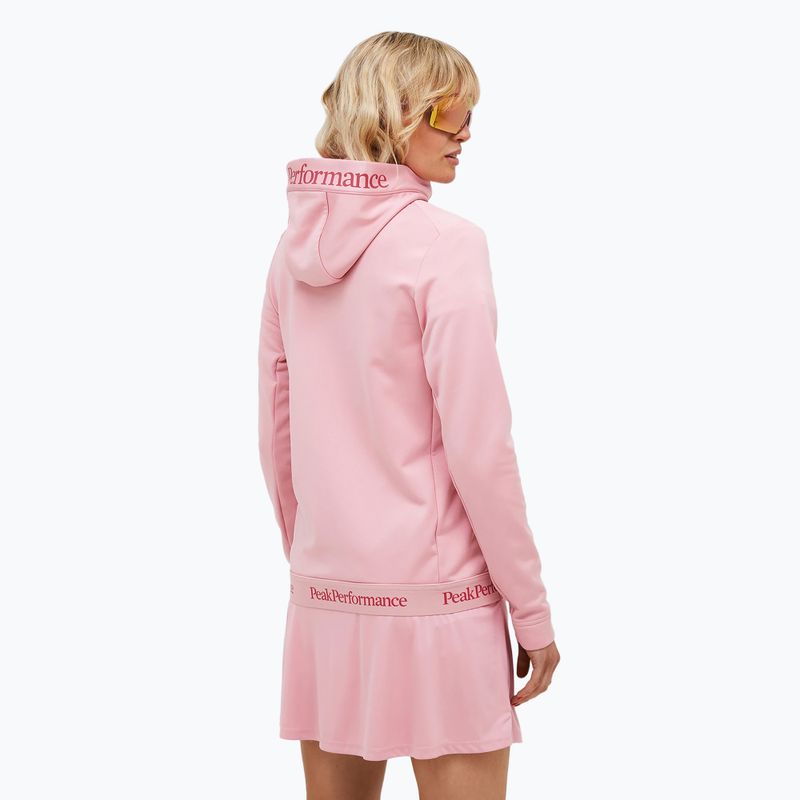 Dámská mikina  Peak Performance Rider Tech Zip Hood warm blush 2