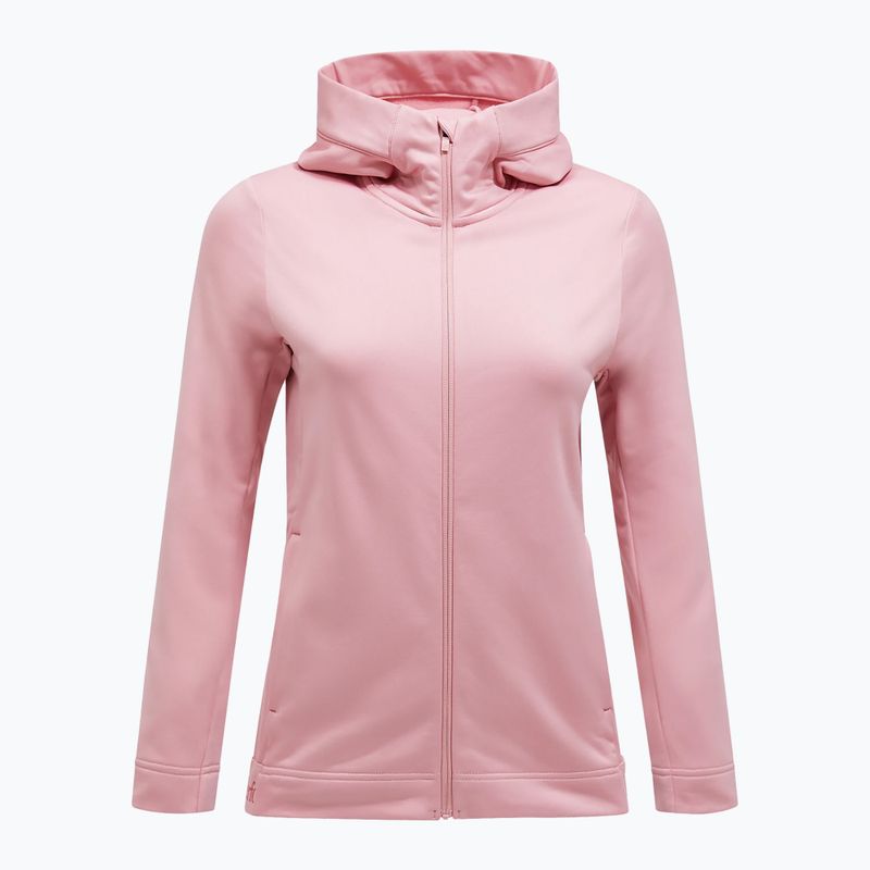 Dámská mikina  Peak Performance Rider Tech Zip Hood warm blush 4