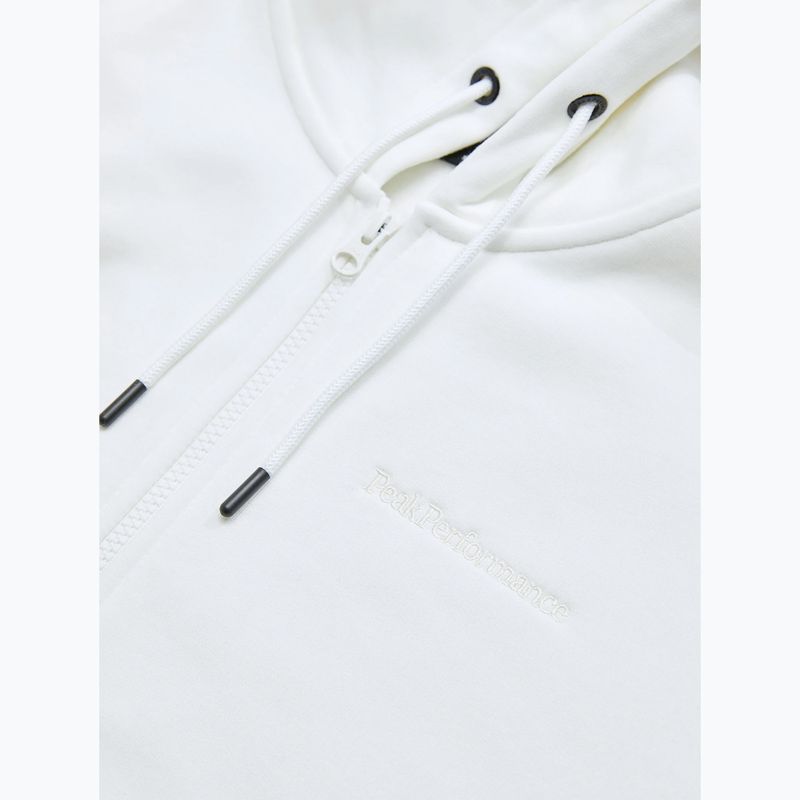 Dámská mikina  Peak Performance Original Small Logo Zip off white 5