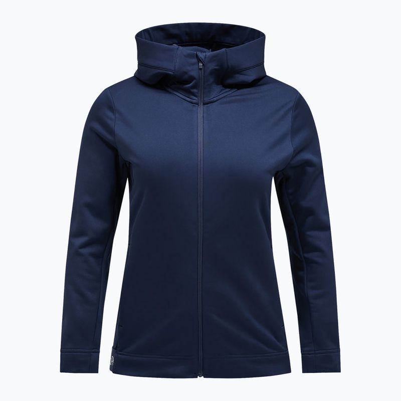 Dámská mikina  Peak Performance Rider Tech Zip Hood blue shadow 3