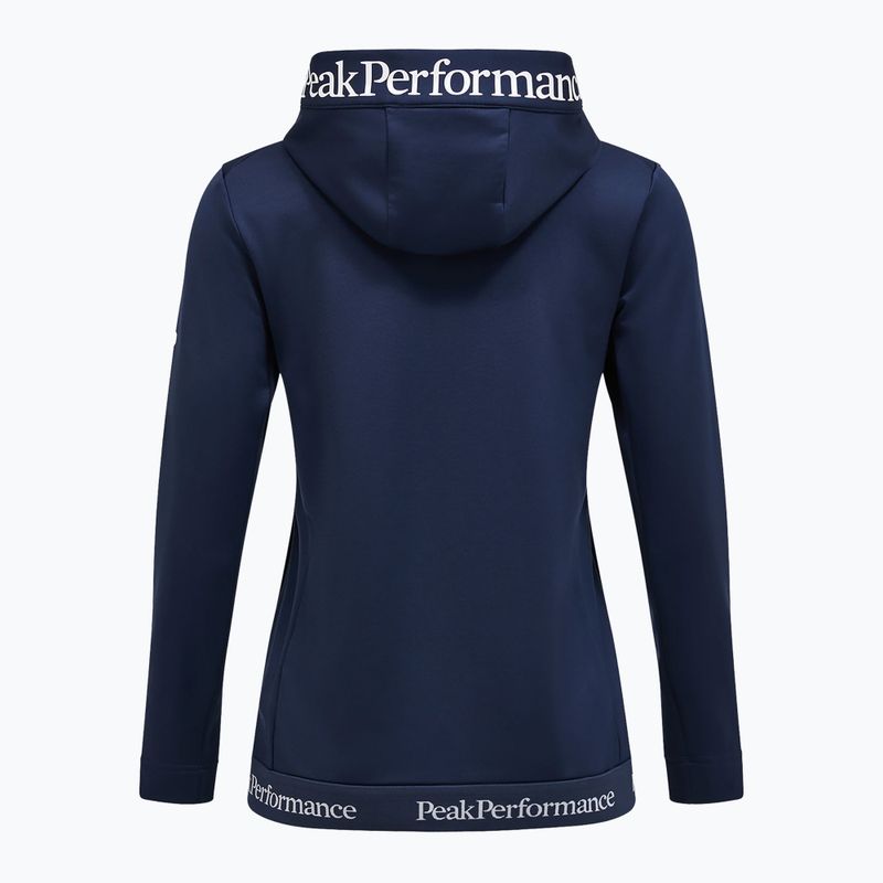 Dámská mikina  Peak Performance Rider Tech Zip Hood blue shadow 4