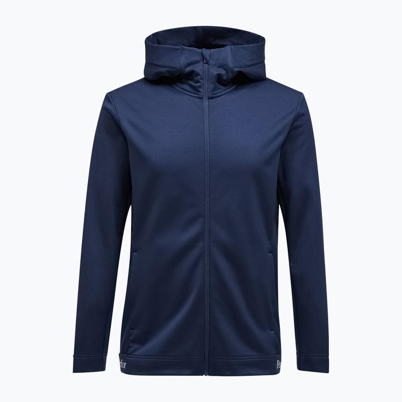 Pánská treková mikina Peak Performance Rider Tech Zip Hood blue shadow