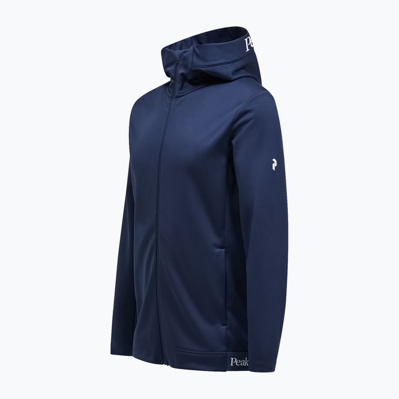 Pánská treková mikina Peak Performance Rider Tech Zip Hood blue shadow 2