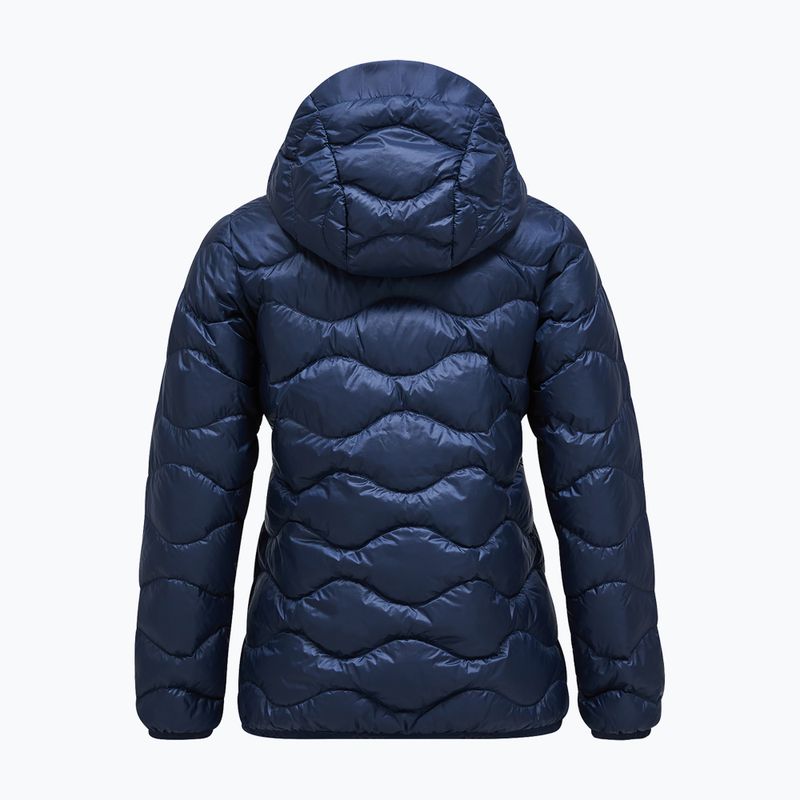 Dámská péřová bunda Peak Performance Helium Down Hood blue shadow 5