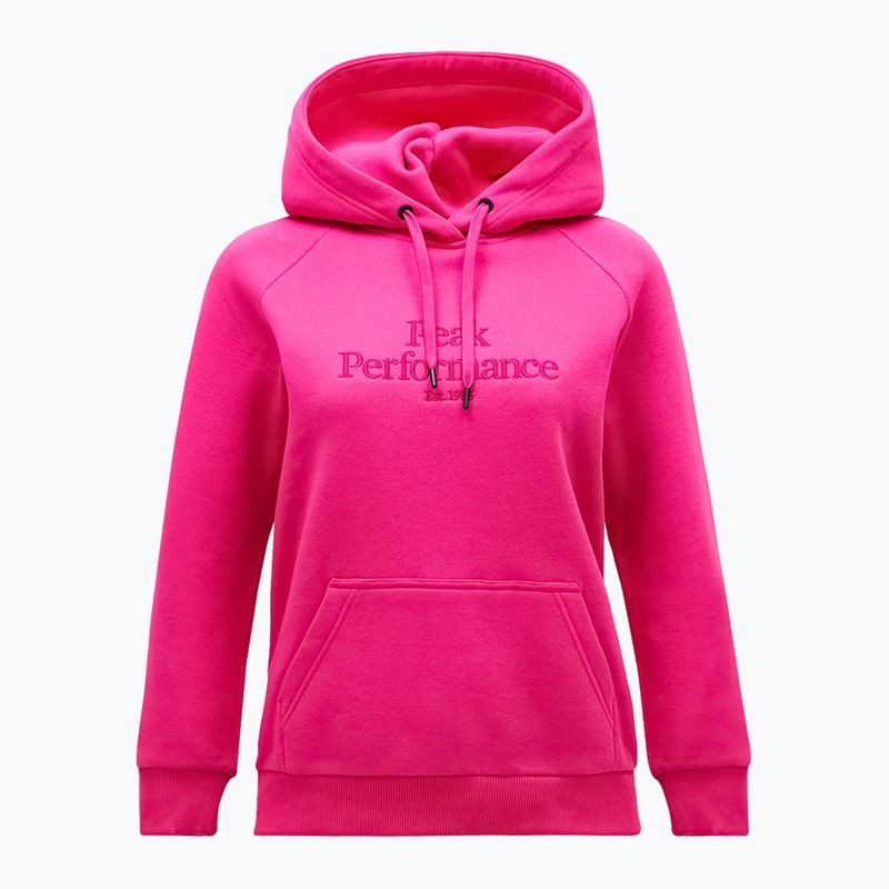 Dámská mikina  Peak Performance Original Hood beetroot purple 3