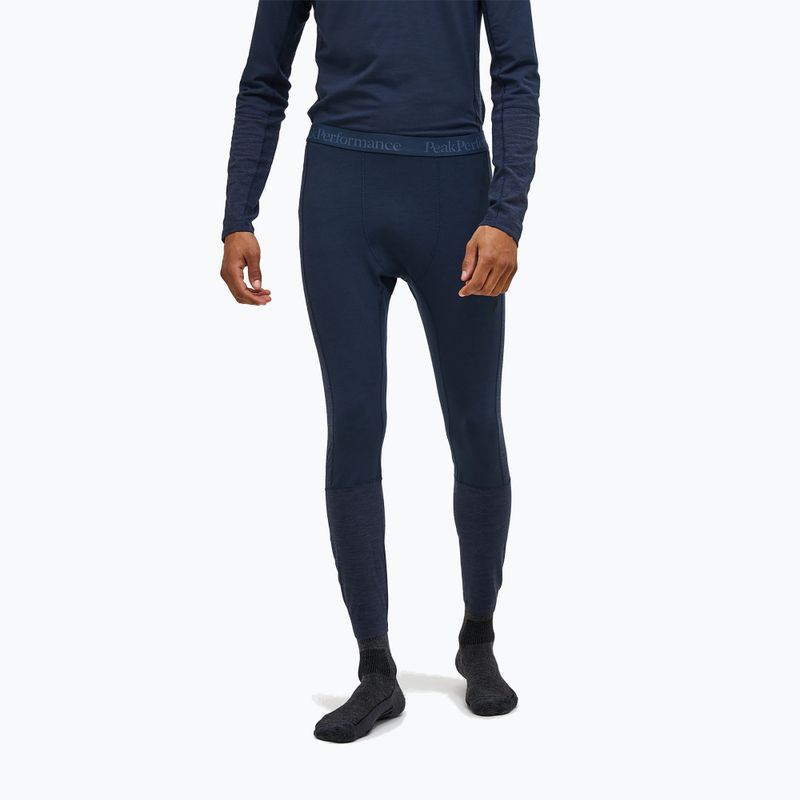 Pánské termokalhoty Peak Performance Magic Long John blue shadow