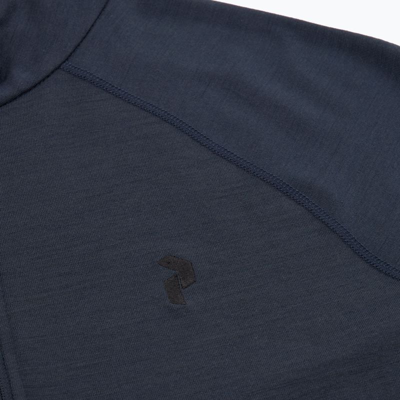 Pánské termo tričko longsleeve   Peak Performance Magic Half Zip blue shadow 3
