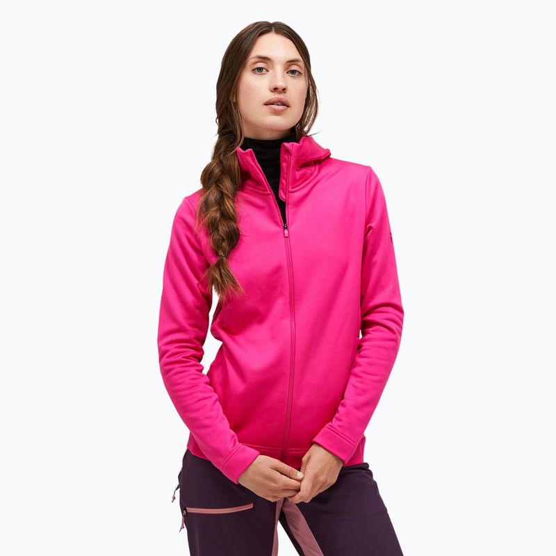 Dámská mikina  Peak Performance Rider Tech Zip Hood beetroot purple