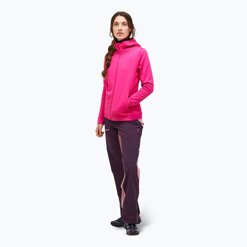 Dámská mikina  Peak Performance Rider Tech Zip Hood beetroot purple 2