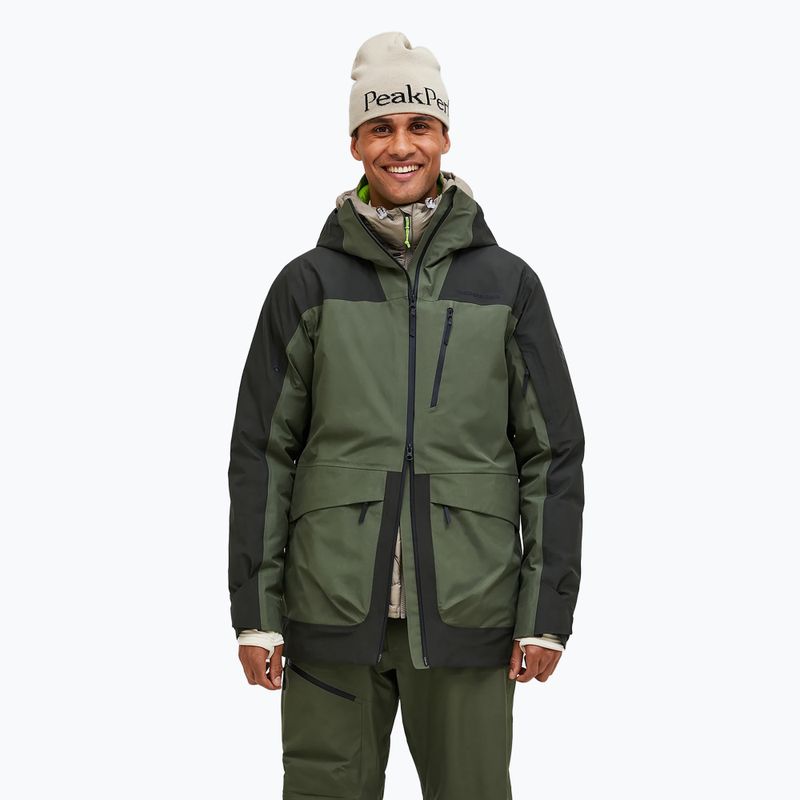 Pánská lyžařská bunda Peak Performance Vertical GTX olive extreme