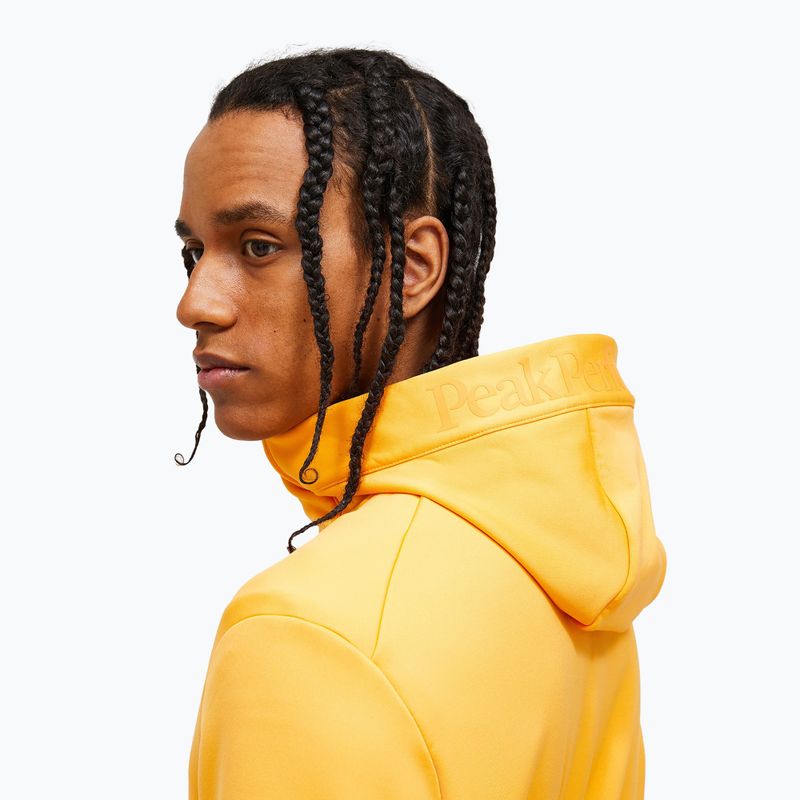 Pánská mikina Peak Performance Rider Tech Zip Hood blazing orange 3