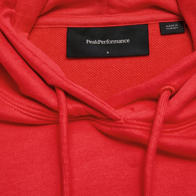Dámská mikina Peak Performance Original Terry brilliant red 4
