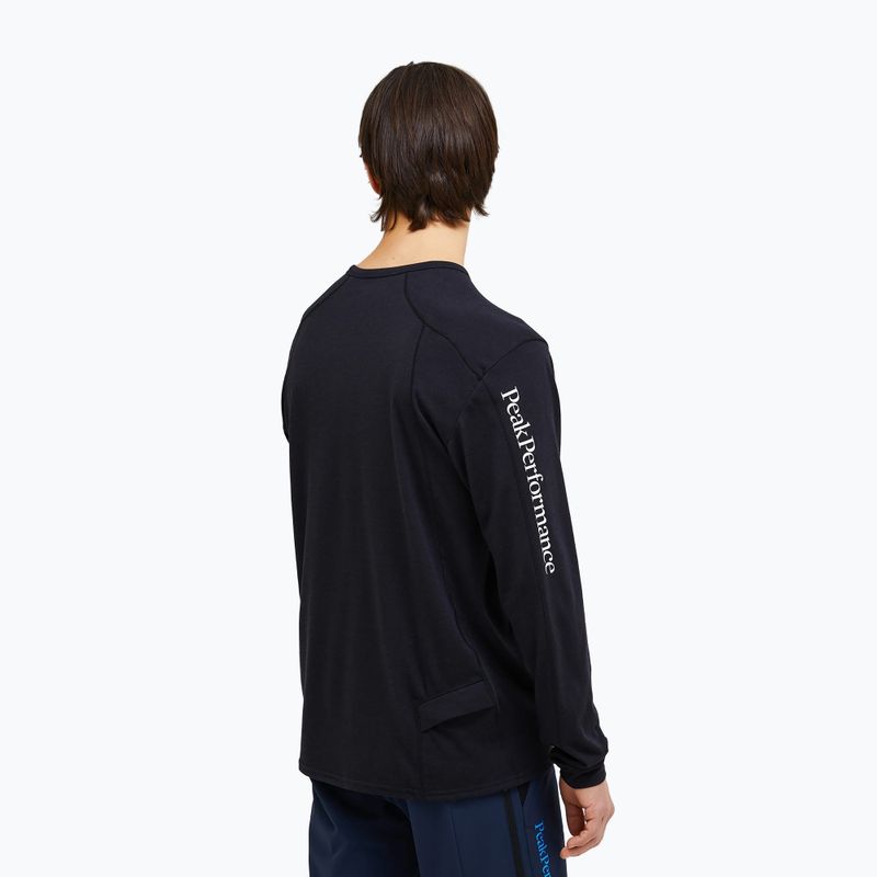 Pánské tričko Longsleeve Peak Performance Trail Wool Blend black 2