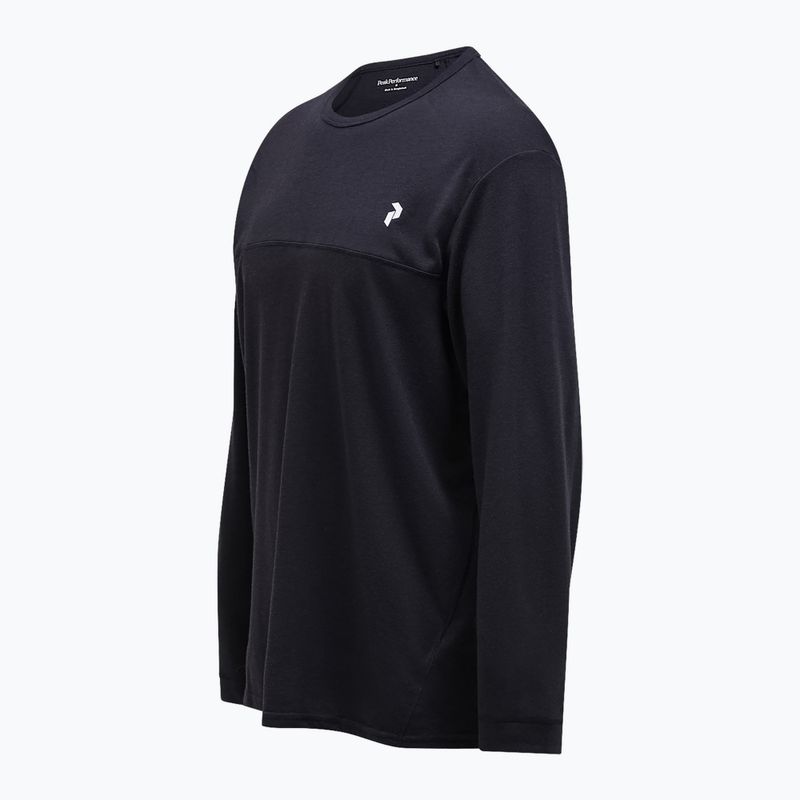 Pánské tričko Longsleeve Peak Performance Trail Wool Blend black 3