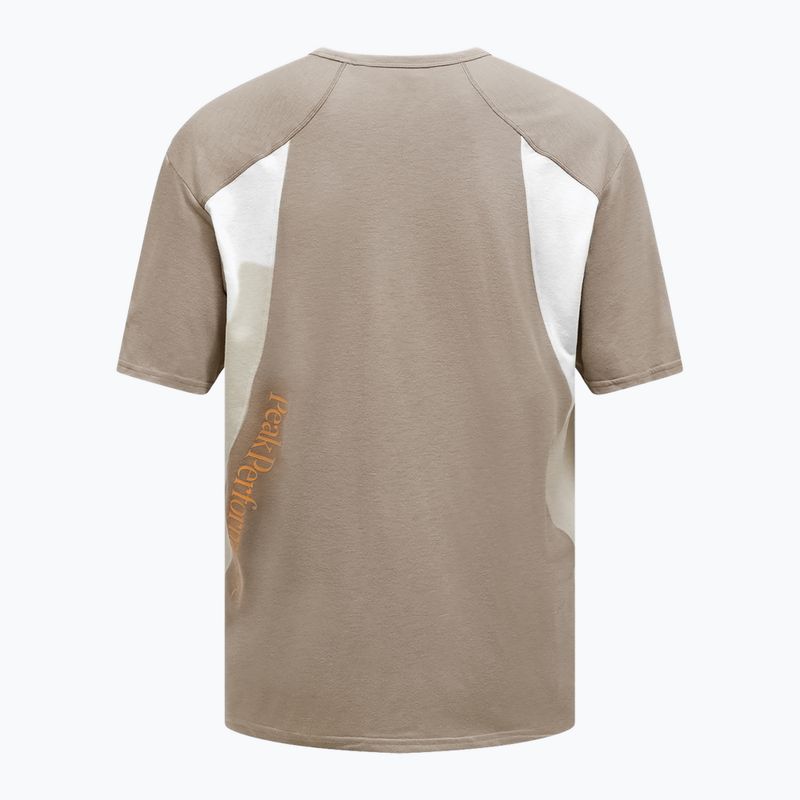Pánské tričko Peak Performance Trail Wool Blend avid beige/sand fog 2