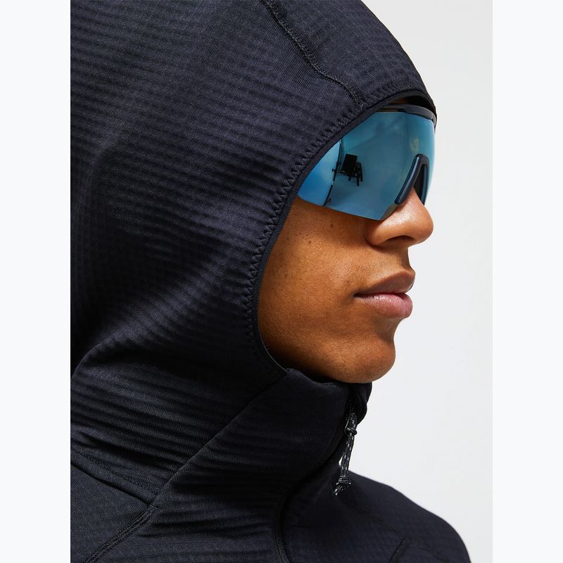 Pánská fleecová mikina Peak Performance Trail Polartec Power Grid Half Zip Hood black 3