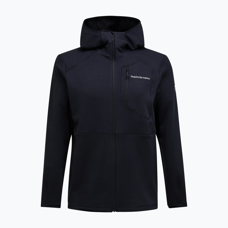 Pánská fleecová mikina Peak Performance Trail Polartec Power Grid Half Zip Hood black 4