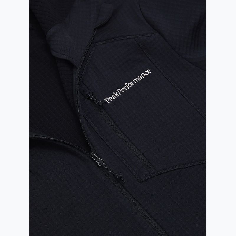 Pánská fleecová mikina Peak Performance Trail Polartec Power Grid Half Zip Hood black 7