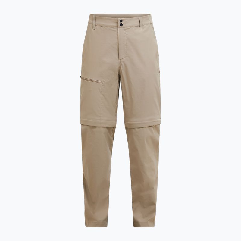 Pánské trekové kalhoty Peak Performance Iconiq Zip avid beige