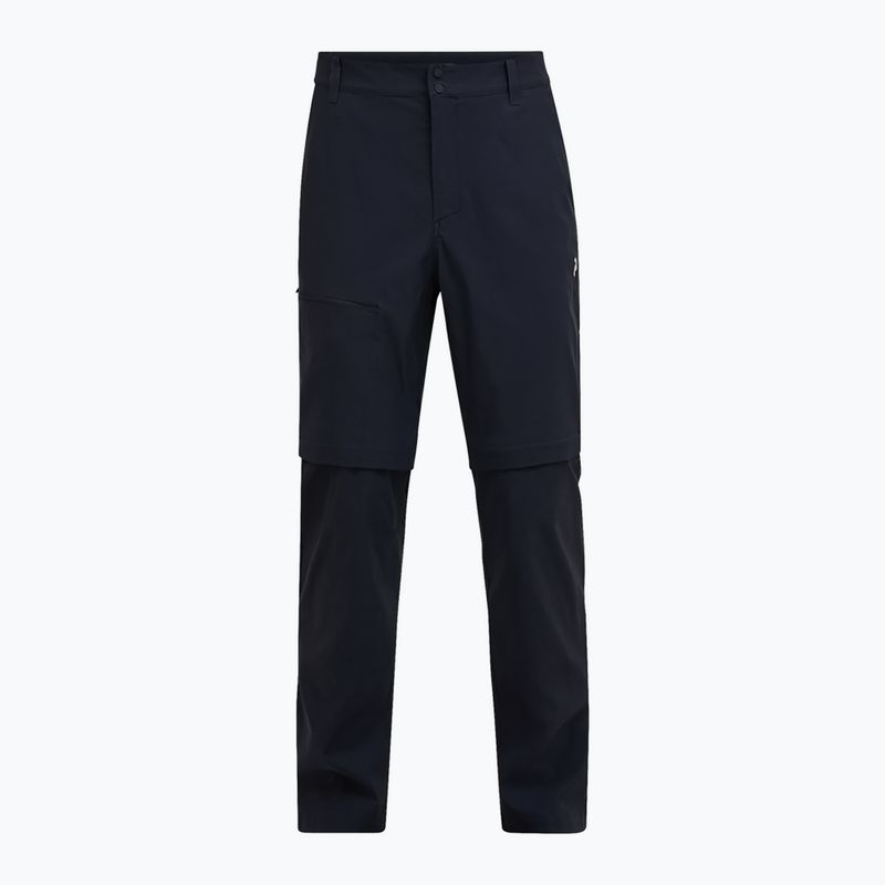 Pánské trekové kalhoty Peak Performance Iconiq Zip black