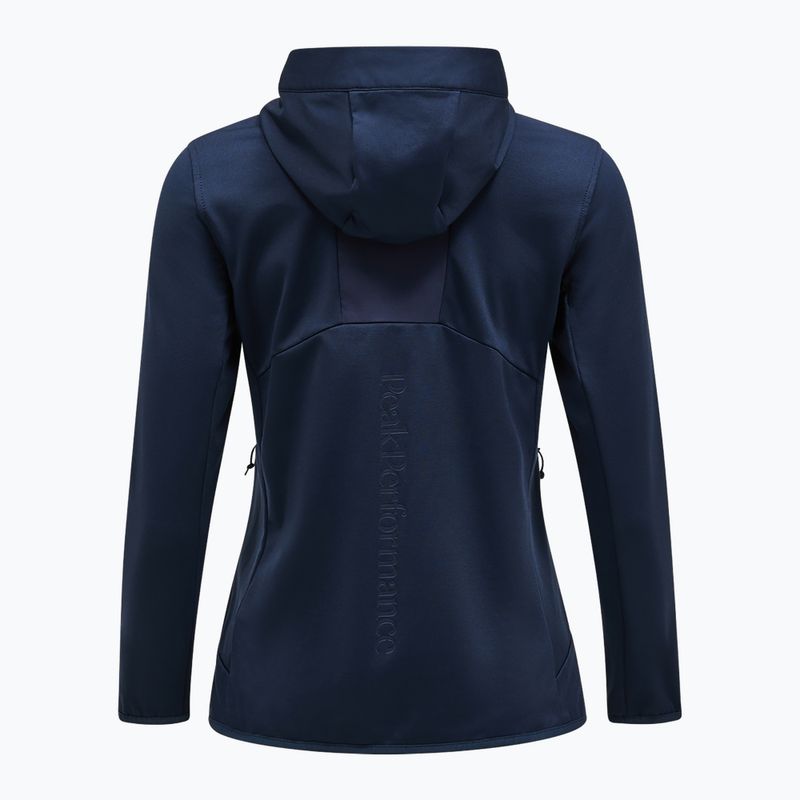 Dámská mikina Peak Performance Utility Light Zip blue shadow 2